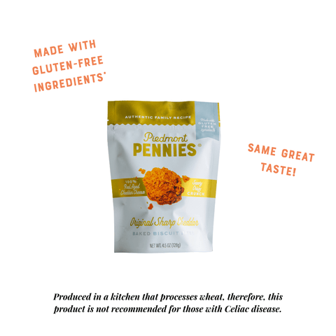 GLUTEN FREE Original Sharp Cheddar Piedmont Pennies