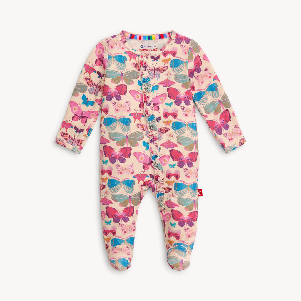 All A-Flutter Modal Magnetic Ruffle Footie