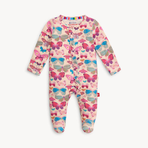 All A-Flutter Modal Magnetic Ruffle Footie