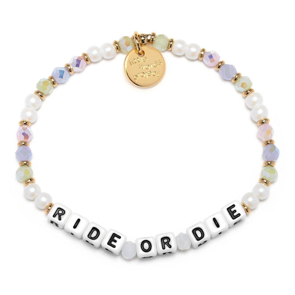 Ride or Die White Bracelet