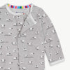 Baa Baa Baby Gray Modal Magnetic Coverall