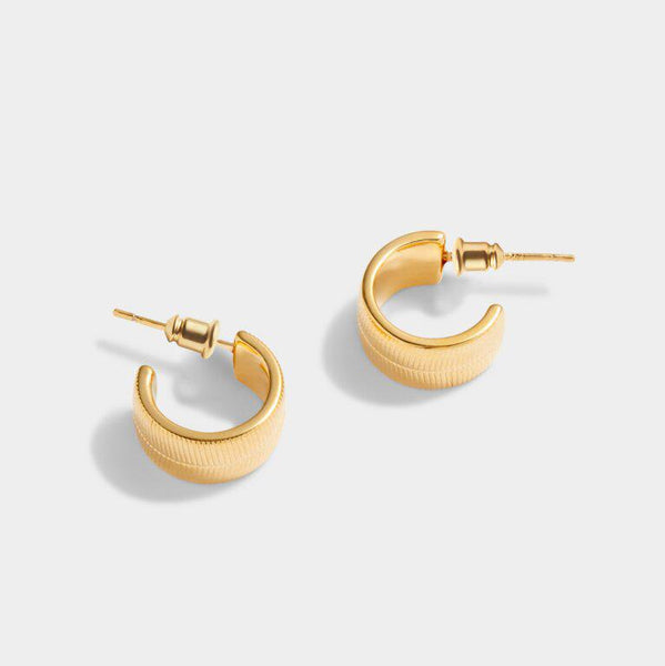 Ciana Waterproof Gold Hoop Earring