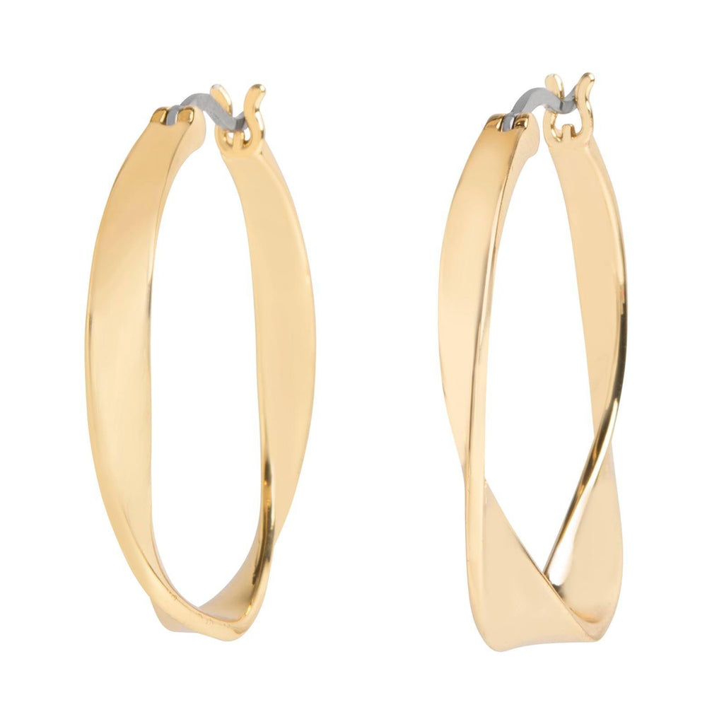 Loose Twist Hoop Earring