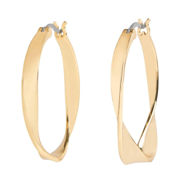 Loose Twist Hoop Earring