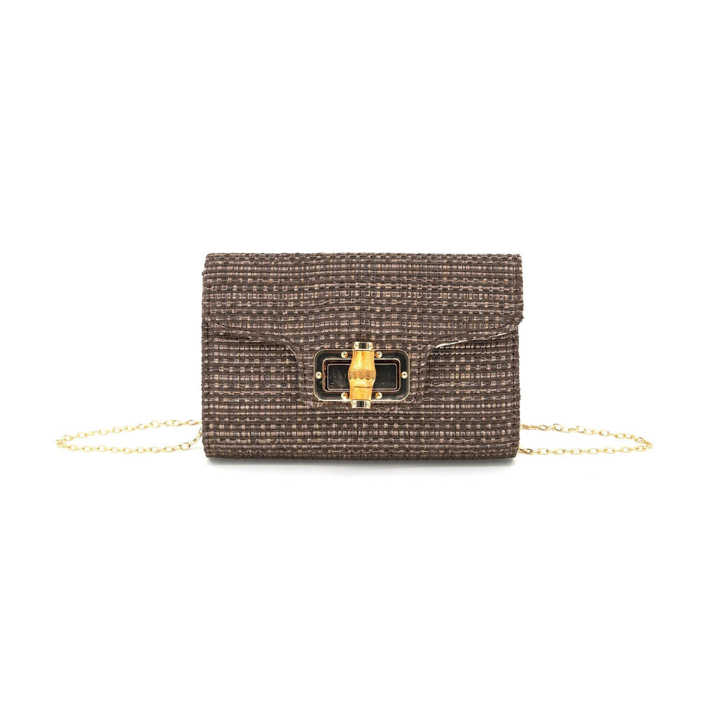 Straw Toggle Crossbody