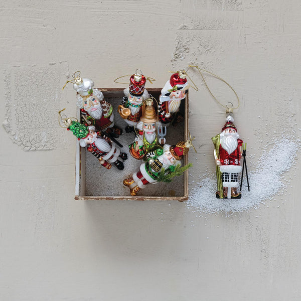 Glass Nutcracker Ornament