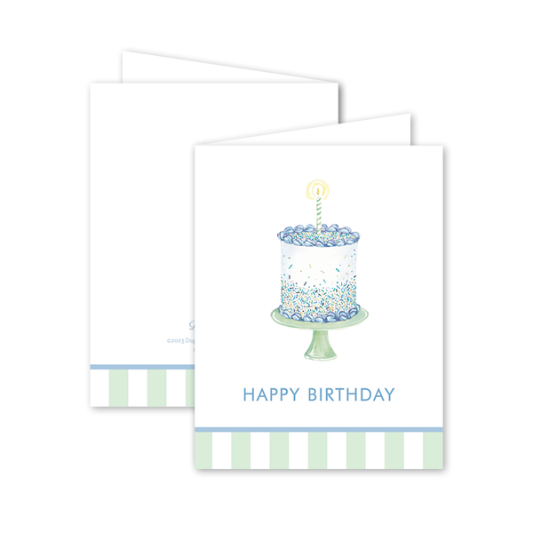 Funfetti Blue Birthday Card