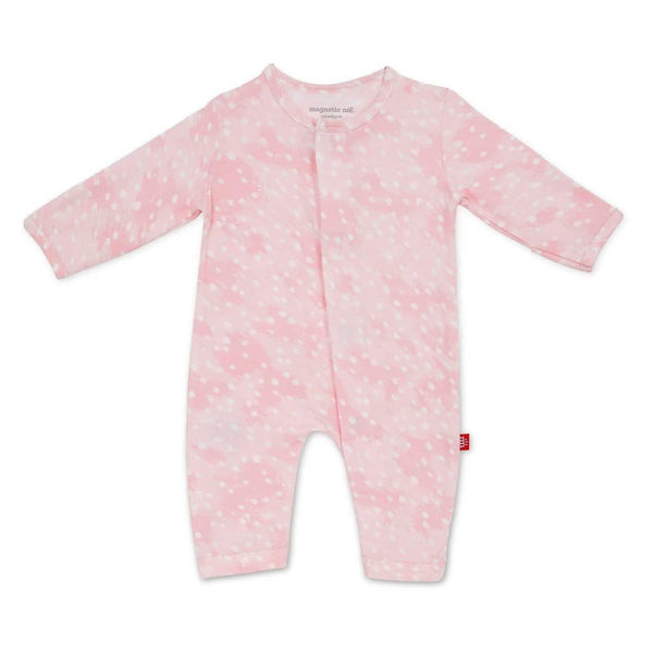 Pink Doeskin Modal Magnetic Coverall