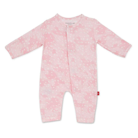 Pink Doeskin Modal Magnetic Coverall