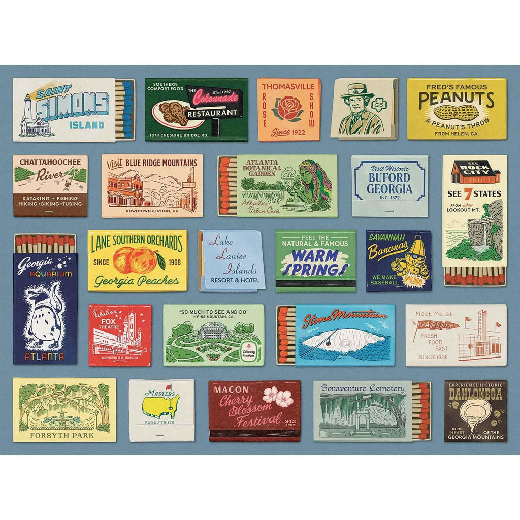 Georgia State Matchbooks Puzzle
