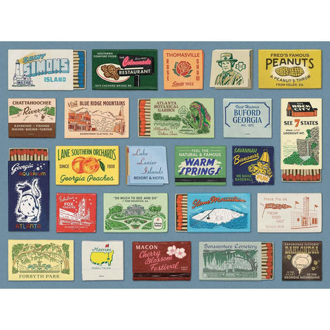 Georgia State Matchbooks Puzzle