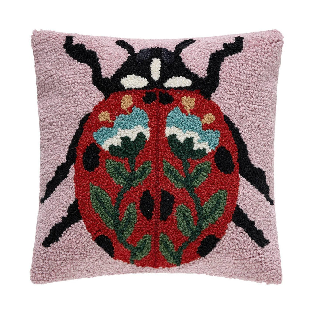 Folk Ladybug Pillow