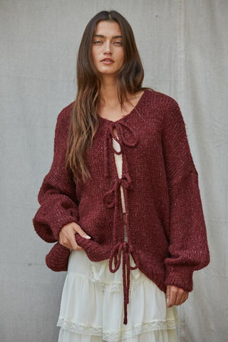 Hare Tie Cardigan