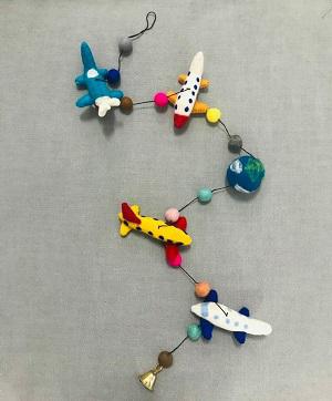 Felt Airplane Garland