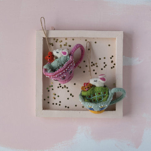 Sleeping Mouse Ornament