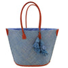 Santa Ynez Small Woven Straw Tote