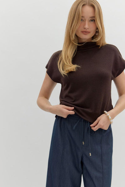 Chocolate Mock Top