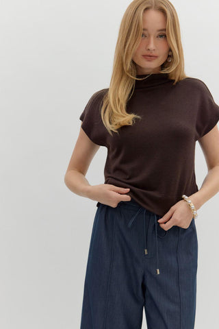 Chocolate Mock Top