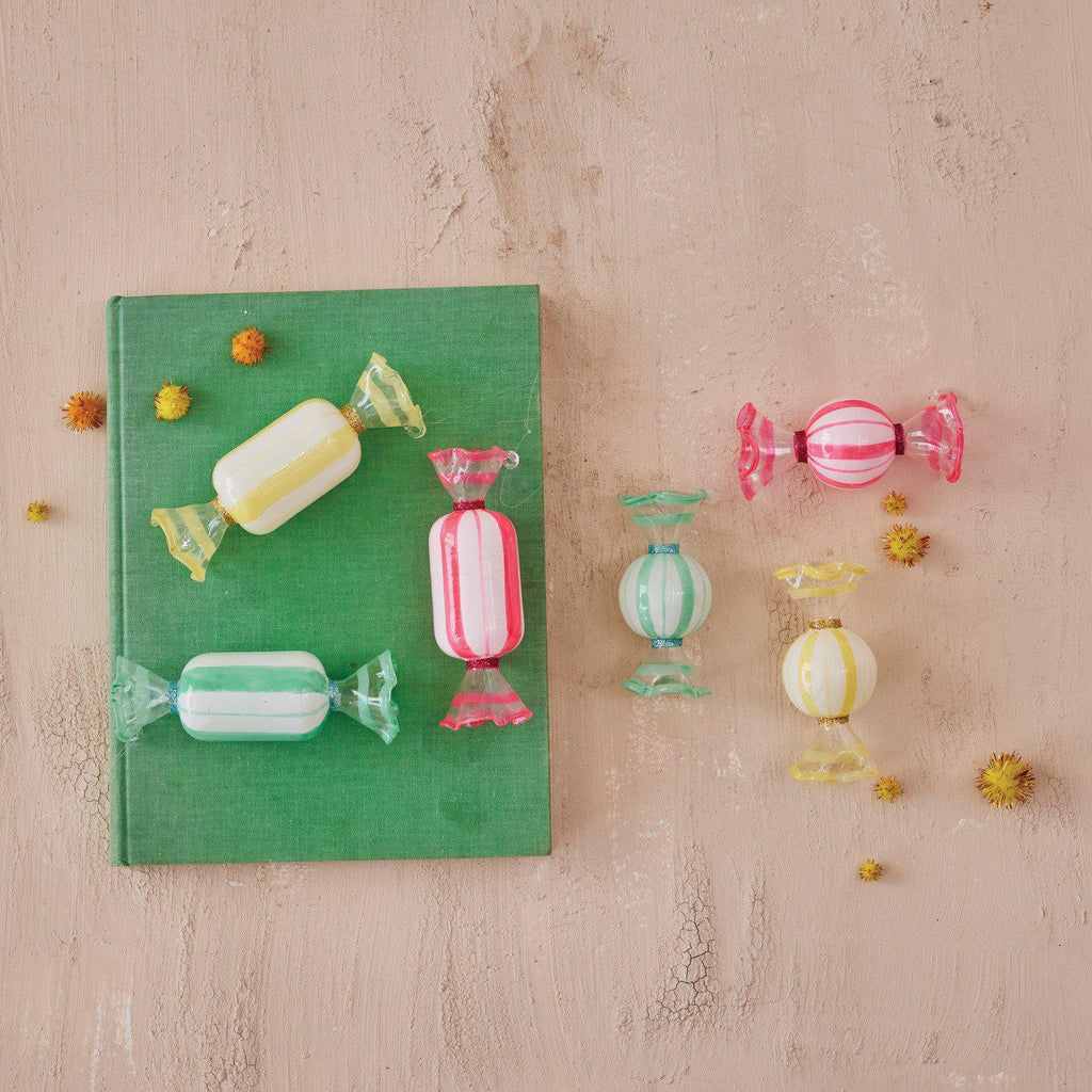 Glass Candy Ornament