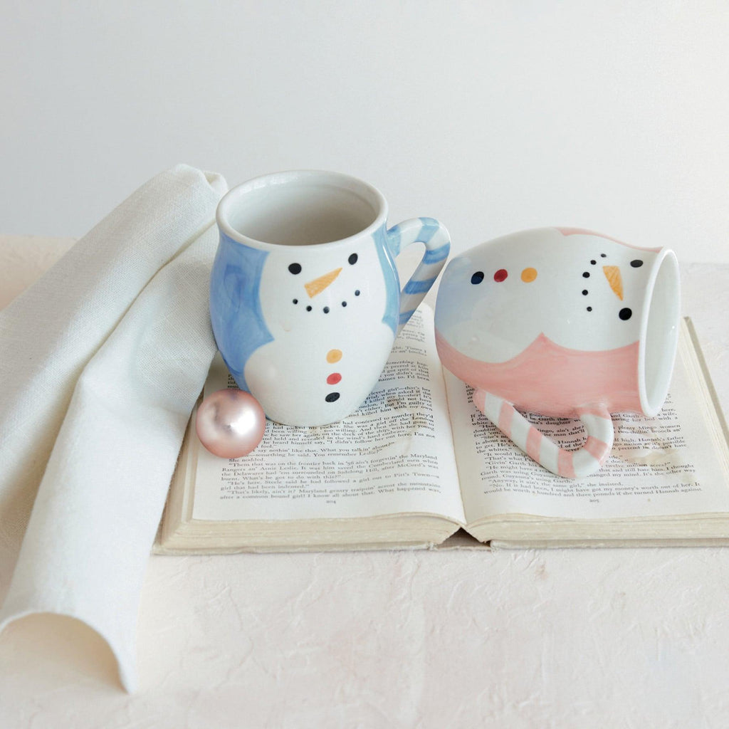 Snowman Cane Mug