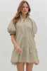 Olive Track Dress