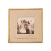 Square Brass Linen Frame