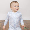 Blue Doeskin Modal Magnetic Coverall