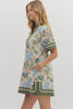 Caftan Crop Moss Dress