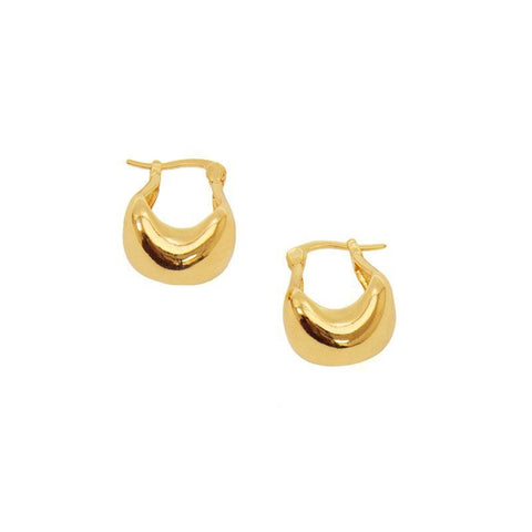 Tapered Hoop Earring
