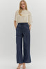 Tuck Black Pant