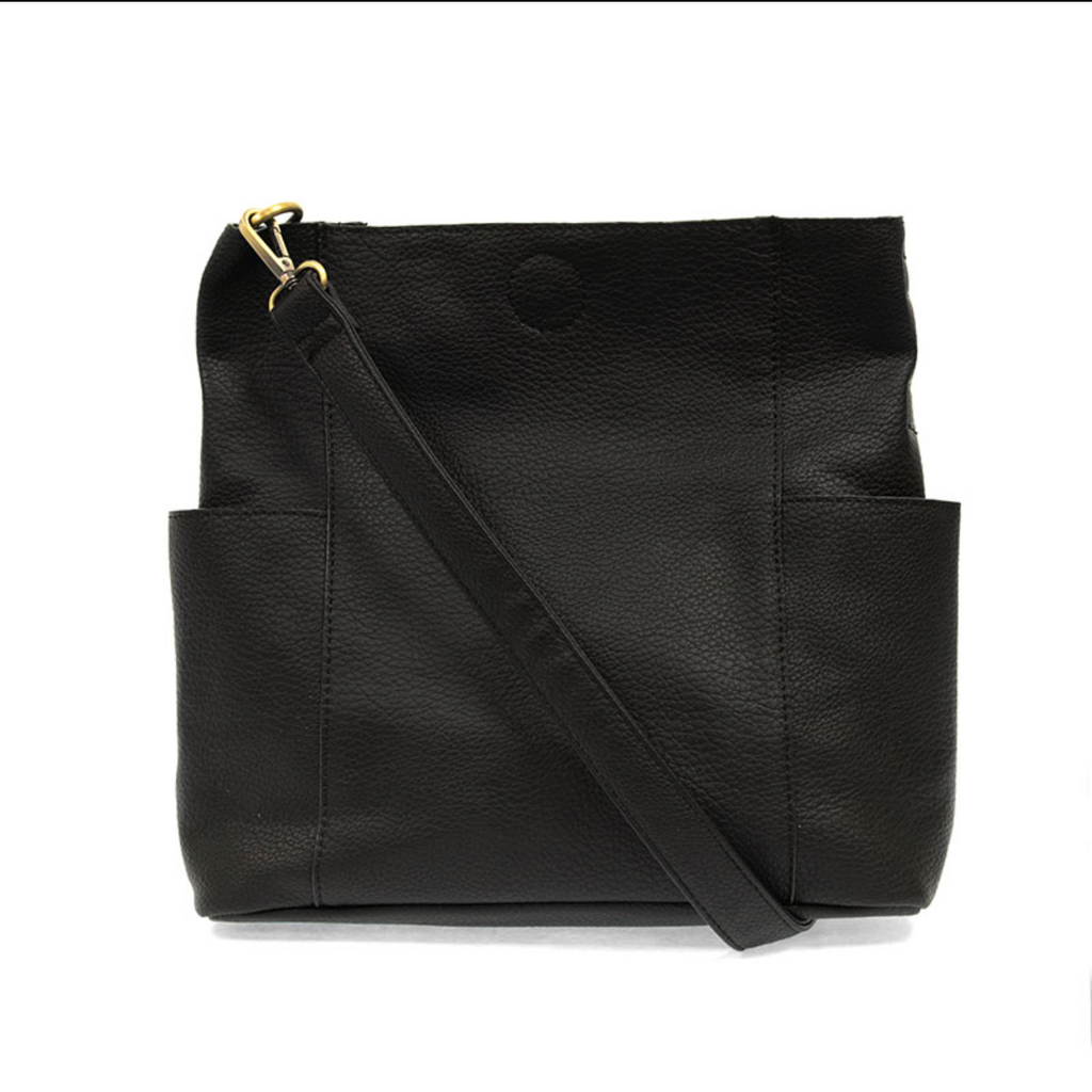 Kayleigh Side-Pocket Bucket Bag