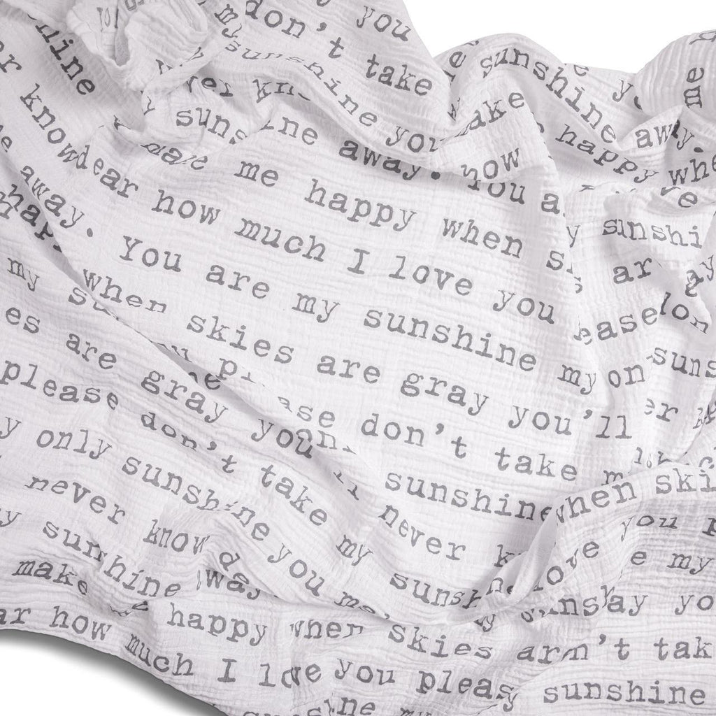 You Are My Sunshine Baby Swaddle Blanket