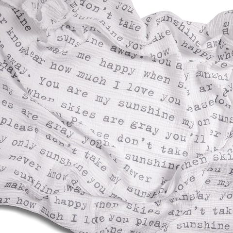 You Are My Sunshine Baby Swaddle Blanket