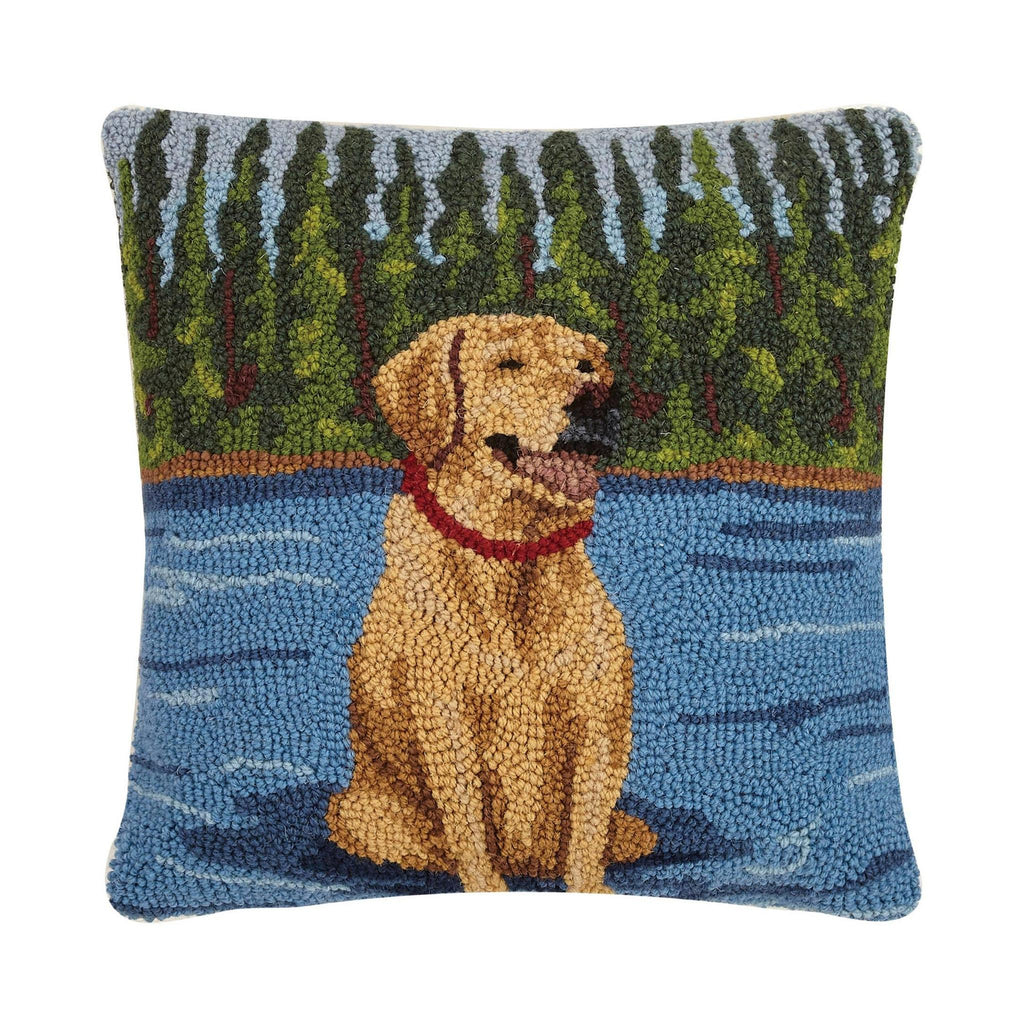 Lab on Lake Pillow