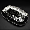 Silver Porcelain Oval Tray