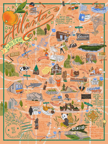 Atlanta Big Peach Puzzle