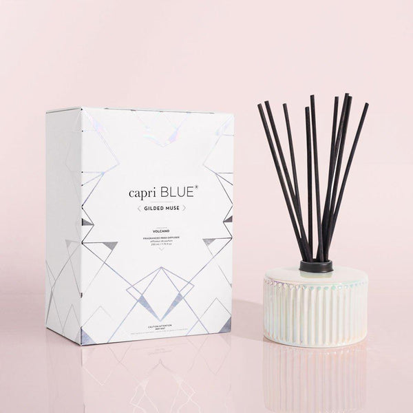Volcano White Opal Gilded Reed Diffuser