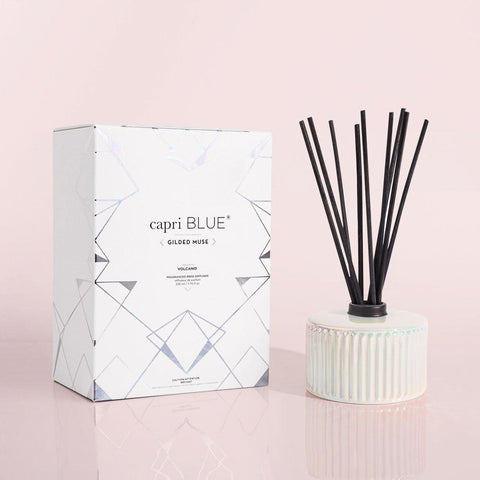 Volcano White Opal Gilded Reed Diffuser