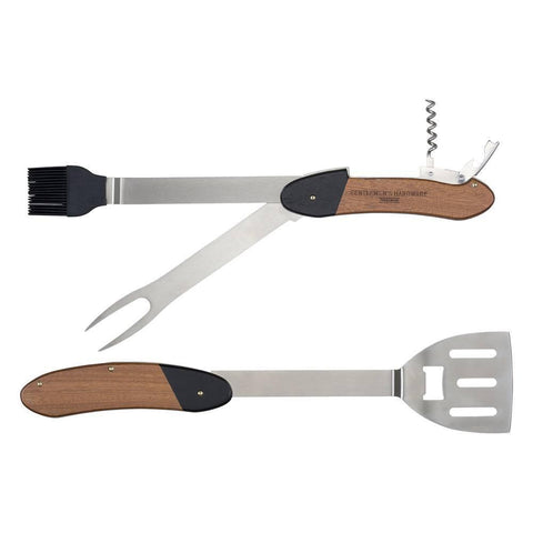 BBQ Multi-Tool Acacia Wood & Stainless