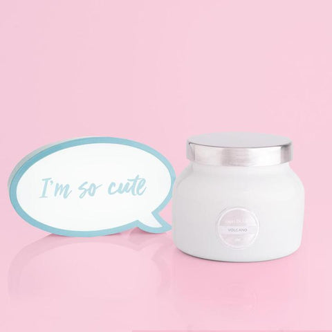 Volcano White Petite Jar Candle