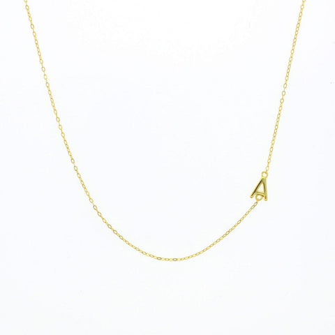 Balance Gold Letter Necklace