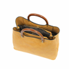 Angie Wood Handle Handbag
