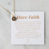 Have Faith Necklace, Cross