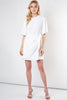 Knotty White Dress