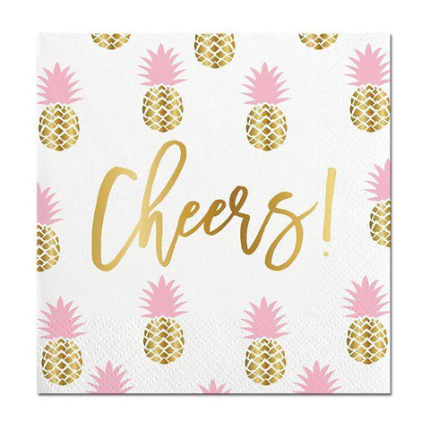 Cheers Pineapple Napkin