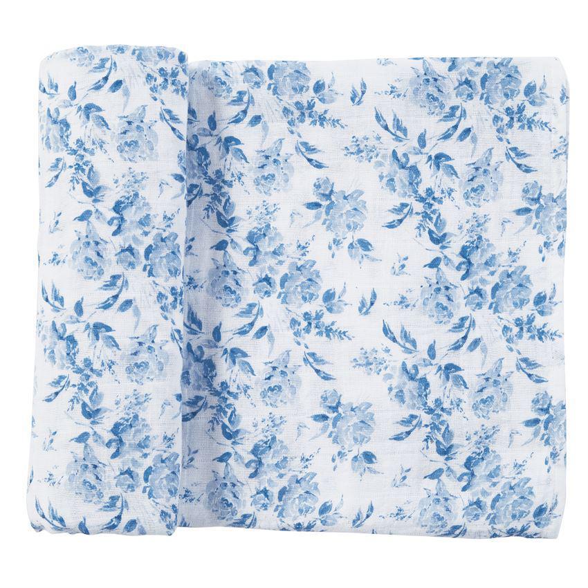 Garden Rose Muslin Swaddle
