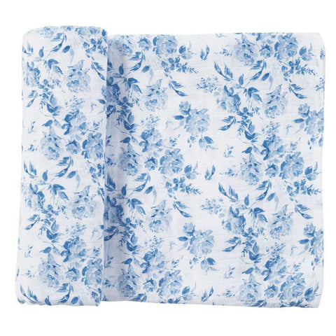 Garden Rose Muslin Swaddle
