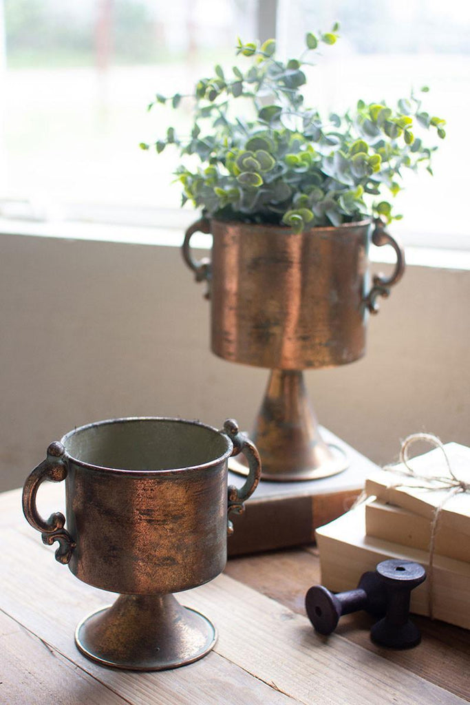 Antique Copper Planter