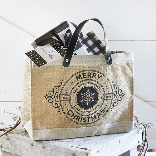 Mini Market Merry Christmas Tote