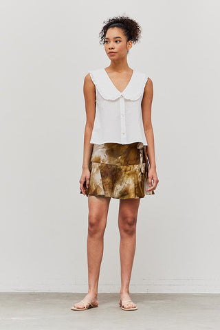 Mocha Tie Skort
